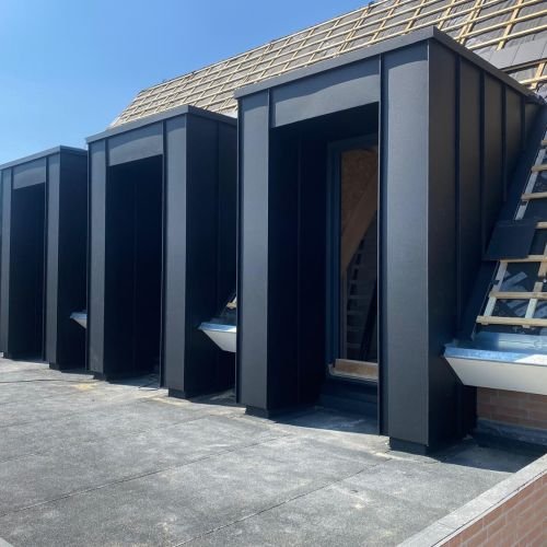Aluminum felsdak zwart